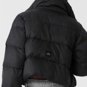 ALO GOLDRUSH Black Puffer Jacket SMALL